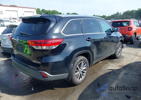 2017 Toyota Highlander Xle from USA, damaged, VIN 5TDJZRFH3HS417049
